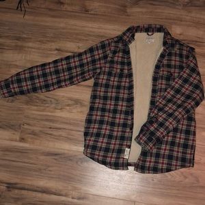 Sherpa lined flannel